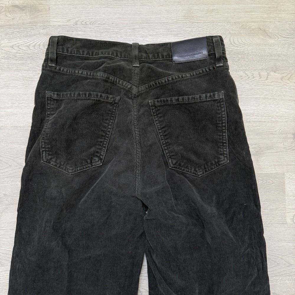 Citizens of Humanity Paloma Wide Leg Corduroy Pants Women's 28 Olive High Rise - Picture 6 of 14